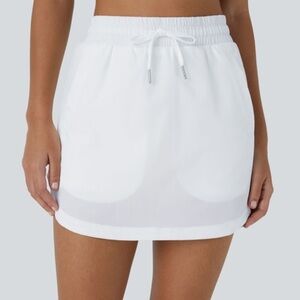 High Waisted Side Pocket Golf Skirt